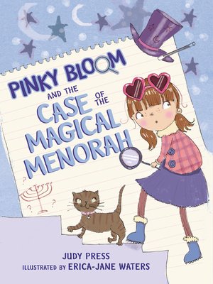 cover image of Pinky Bloom and the Case of the Magical Menorah